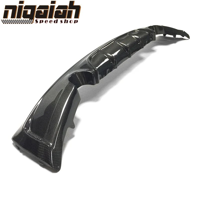 F22 Carbon Fiber Car Rear Bumper Lip Spoiler Diffuser for BMW M Sport Coupe Convertible 14-17 Black FRP 220i 230i 235i | Автомобили и