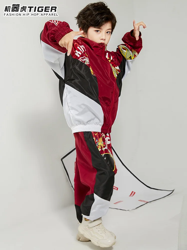 Детский уличный танцевальный Набор для мальчиков в стиле хип хоп зимний