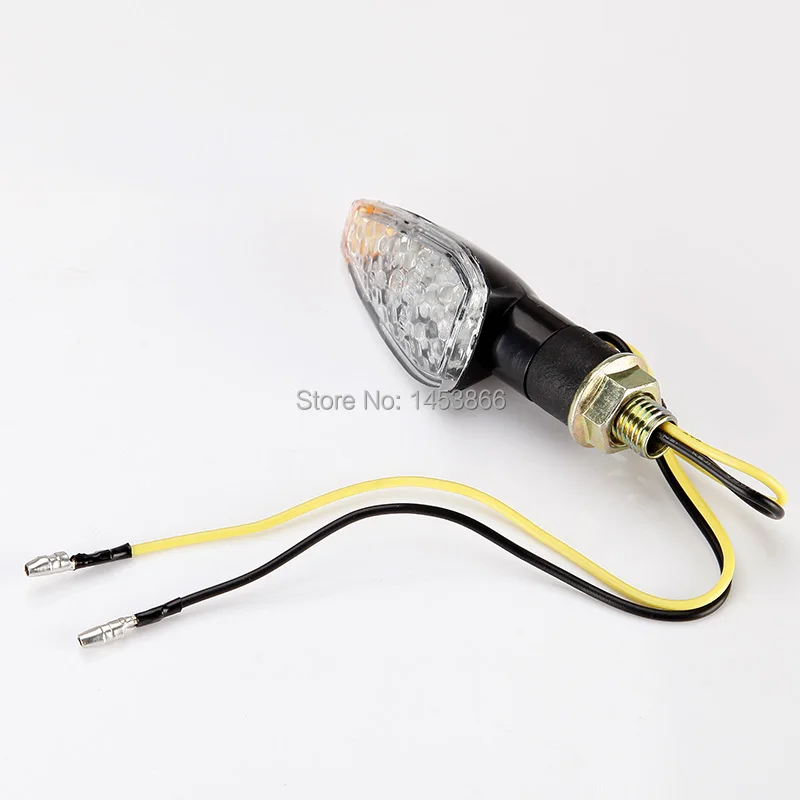 2 pieces/lot Motorcycle 14 LED 12V 2W Turn Signals Flasher Light Sport Bike Supermoto ATV Motorbike Turnning For Honda BMW |