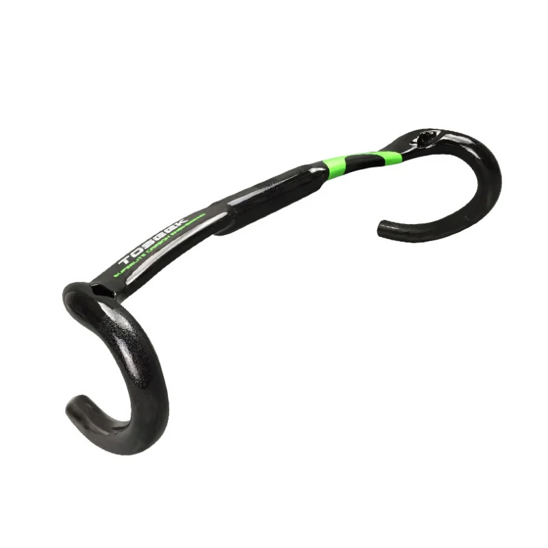 

Road Bike Breaking Wind Handlebar Bicycle Carbon Fiber Handlebar High Strength Bent Bar High Quality Accessories 31.8*400/420mm