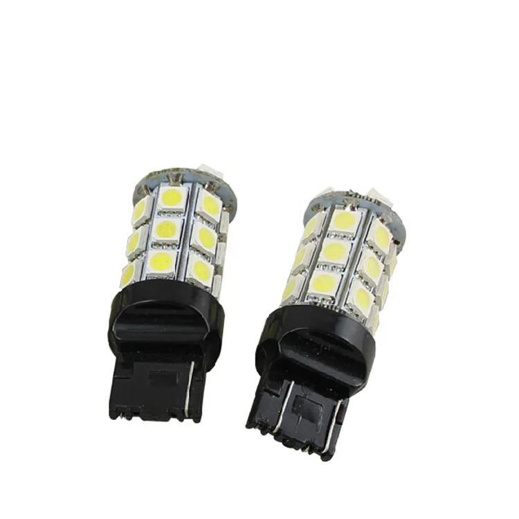 10 шт. W21/5 Вт 7443 T20 Авто 27 SMD 5050 LED Автомобилей Тормозные Огни Задние Фонари Лампы