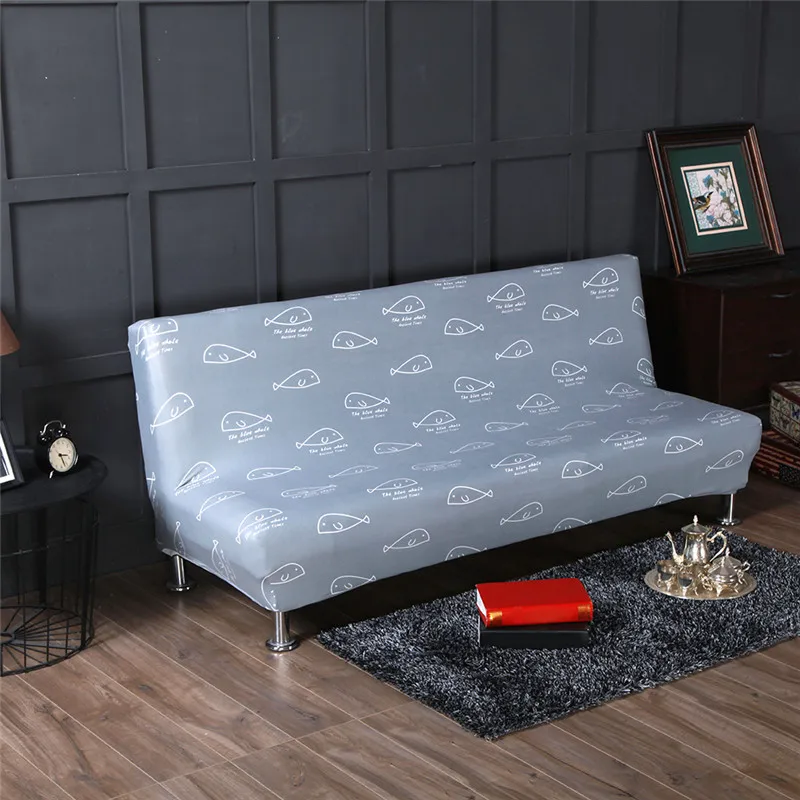 Flocking Foldable Sanding Sofa Bed Cover without Armrest Towel Universal All Covered Pillow Case For Dinning Room 165 195cm| |