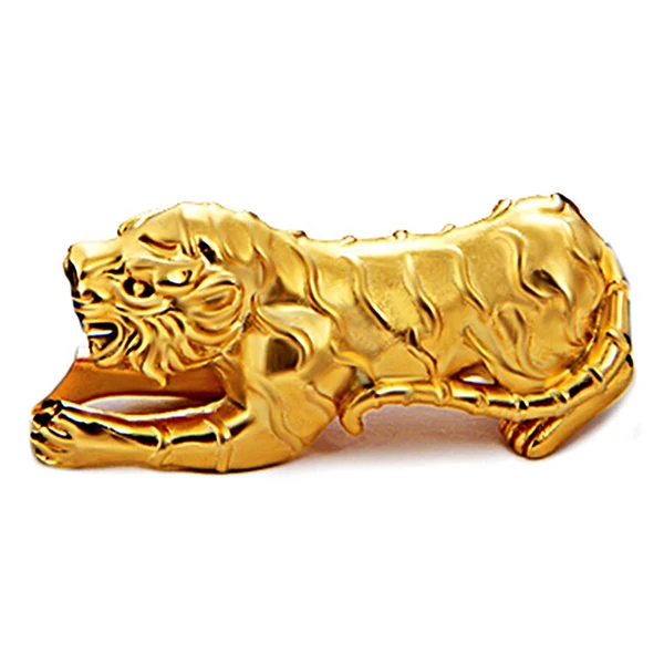 Pendant Keep color вьетнамский аллювиальный Золотой Шесть символов большой яркий мантра бусины деньги Леопард Модные браслеты для мужчин - Окраска металла: Pendant