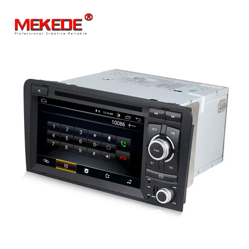 1024X600 Android 9 2 din автомобильный dvd gps навигатор для Audi A3 S3 2003-2013 автомобильный радио мультимедиа aoturadio плеер сенсорный экран