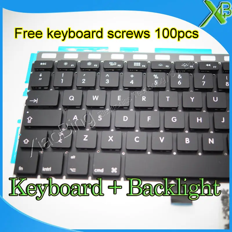Brand New For MacBook Pro 13.3&quot A1278 TR Turkish Turkey keyboard+Backlight Backlit+100pcs keyboard screws 2008-2012 Years |