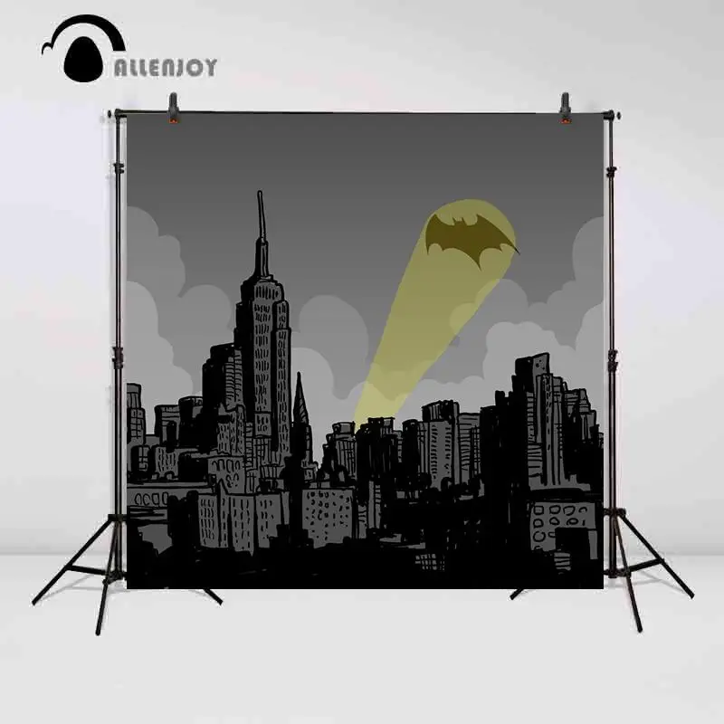 

Allenjoy фоны для фотостудии детская вечеринка герой город ночь Декор фотография фото Фон Фото фон
