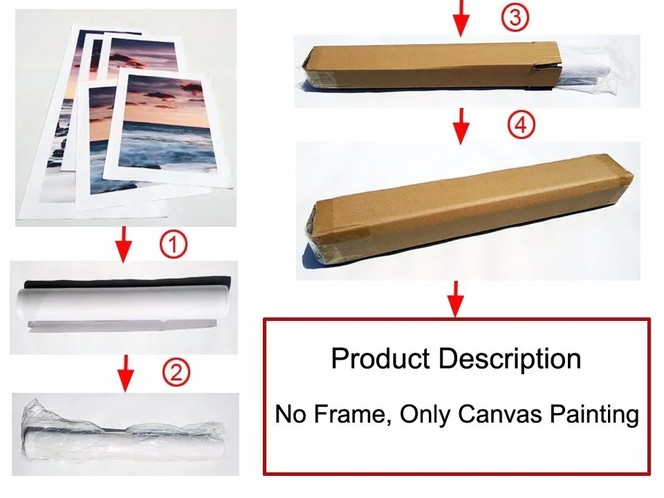 

5 panel modern wall decorative art painting landscape painting cheap canvas unframed picture