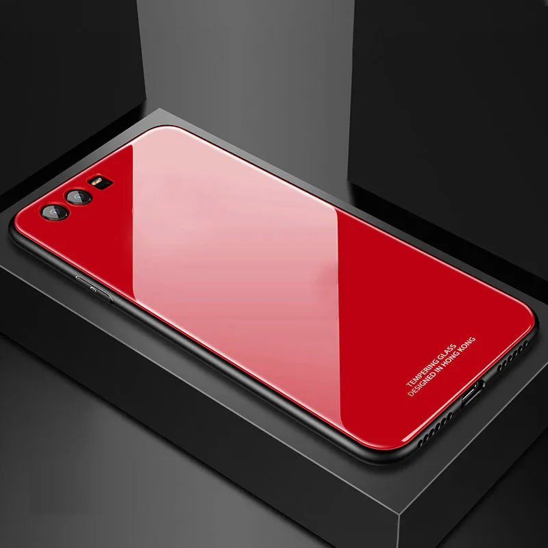 Роскошный стеклянный зеркальный чехол SemgCeKen для huawei p10 lite plus p10plus p10lite, Силиконовый ТПУ 3d Жесткий чехол для телефона