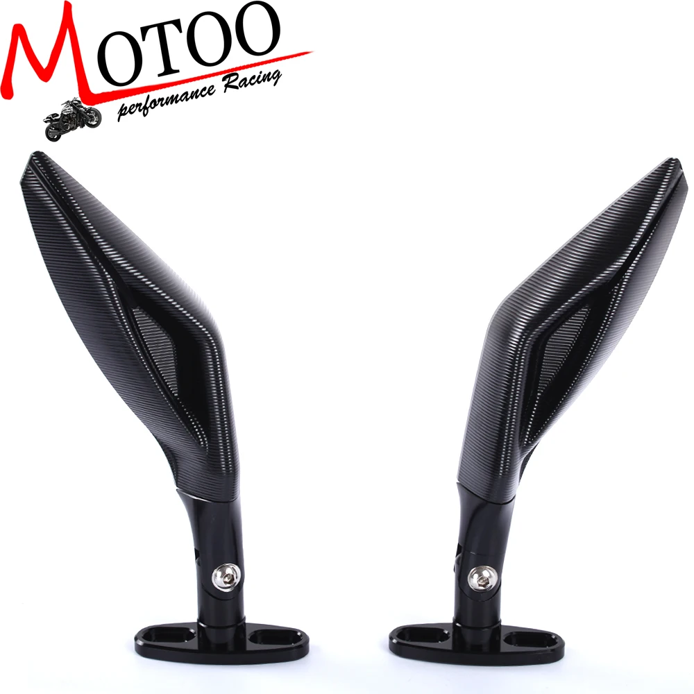 Motoo полное алюминиевое зеркало заднего вида мотоцикла с ЧПУ|motorcycle rearview mirror|motorcycle