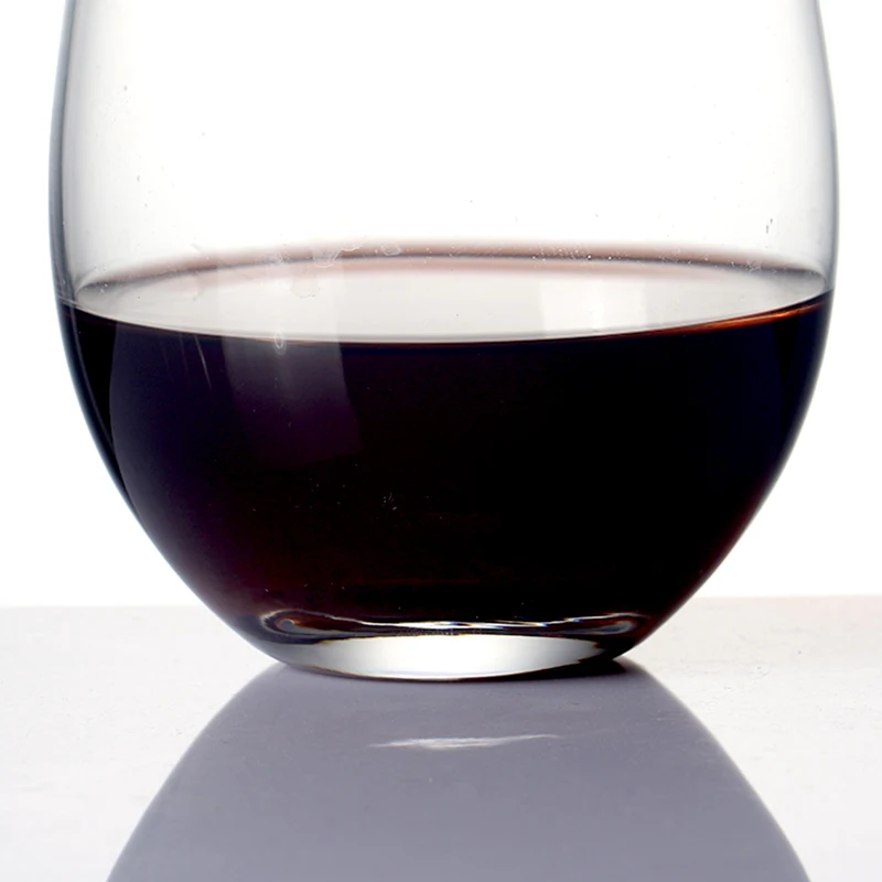YARDHOUSE 17 унций stemless белый и винный бокал ручной работы выдувные напитки набор из 4
