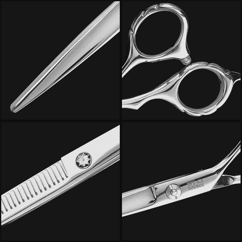 Япония сталь 440C Профессиональные Парикмахерские ножницы клинок Парикмахерская