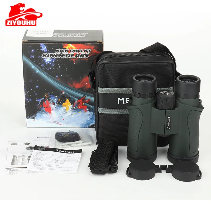 

ZIYOUHU 8X42 Binoculars Hunting Birdwatching Telescope FMC Lens HD Wide Field Vision Outdoor Long Range Binoculars Free shipping