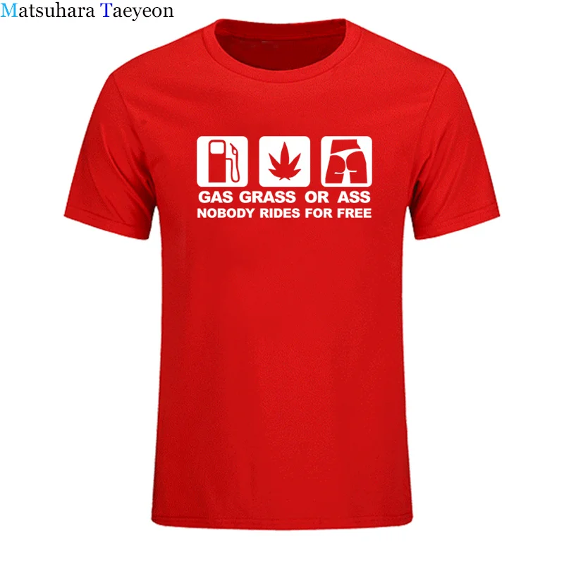 2018 New GASS GRASS ASS JDM Funny T Shirt Men Tshirt Man Clothing Short Sleeve T-shirt Tees Tops clothing | Мужская одежда