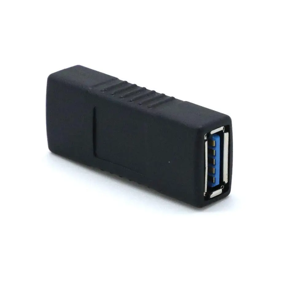 2 шт. USB 3 0 удлинитель Кабельный соединитель USB3.0 A Женский адаптер моста разъем Пол