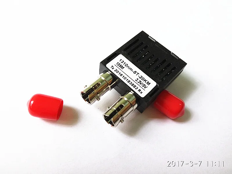 Factory direct 155Mb/s 1*9 Single-Mode Transceiver 1X9 Pin Package Duplex ST +3.3/5V 1310nm FP SM 20KM Optical fiber module | Мобильные