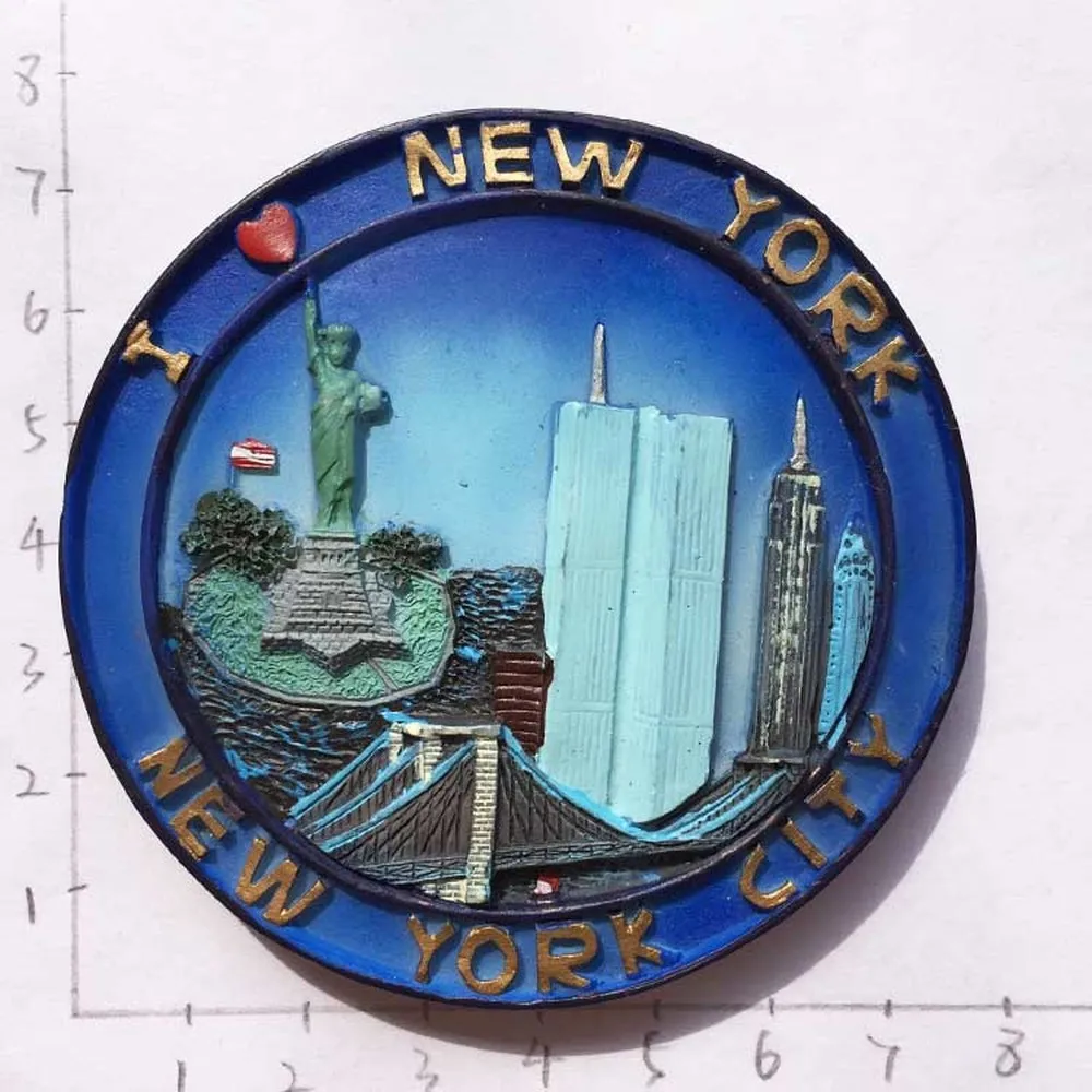 Магнит на холодильник BABEMEMI New York USA сувенирная Статуя Свободы магниты во