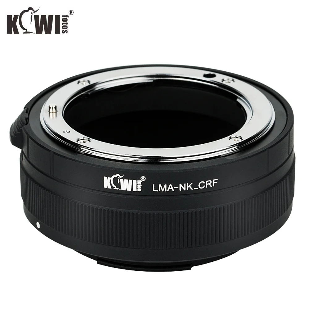 KIWIFOTOS LMA-NK_CRF Крепление объектива адаптер для Nikon F крепление для объективов Canon RF крепление корпуса из алюминиевого сплава+ латунь
