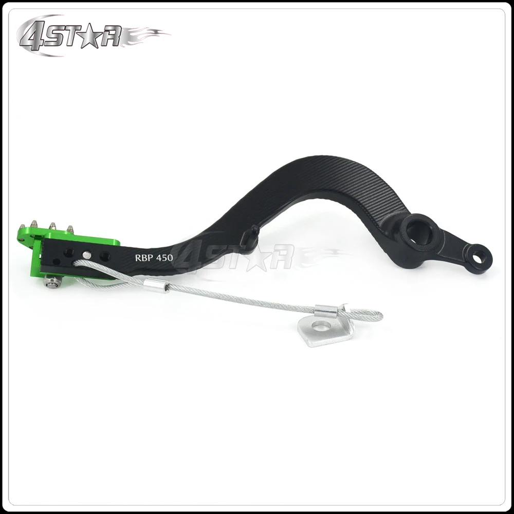 Мотоцикл с ЧПУ Алюминий педаль тормоза для KAWASAKI KXF450 KX450F 2006- KLX450R 2008-2009 Байк