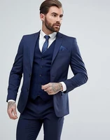handsome groomsmen wool blend groom tuxedos mens wedding dress man jacket blazer prom dinner jacketpantstievest a88