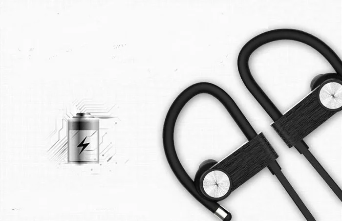 Беспроводные наушники Bluetooth V4.1 музыкальные металлическая гарнитура спортивные