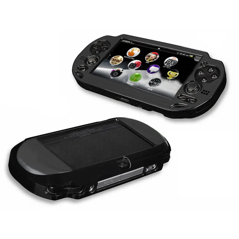 Black Металлический Алюминиевый жесткий чехол защитный чехол для sony Playstation PS Vita psv 1000 - Цвет: Black