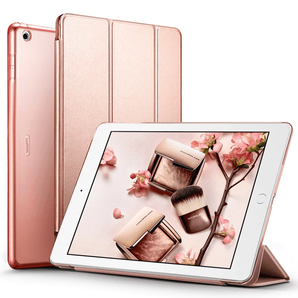 Чехол для iPad 9.7 дюймов, ESR ура Цвет искусственная кожа+ Ultra Slim Light Вес PC задняя крышка для iPad 9.7 Новинка года модель
