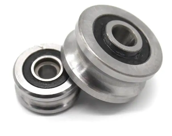 

V type U type ball bearing metal belt pulley for diy model car fittings sliding bearing drive
