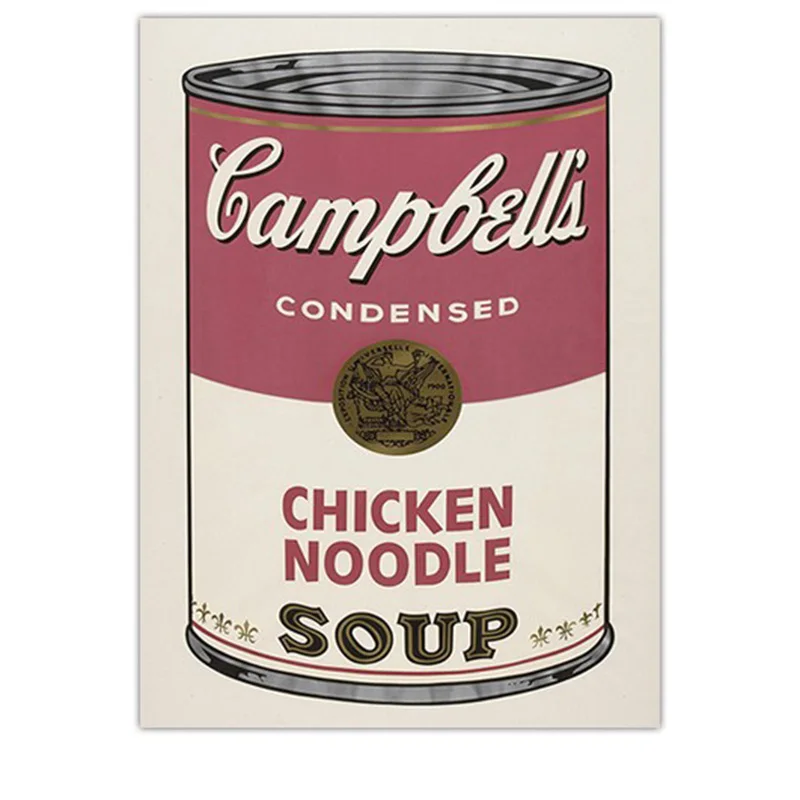 COSY MOMENT настенная художественная живопись Andy Warhol томатная лапша суп Абстрактная
