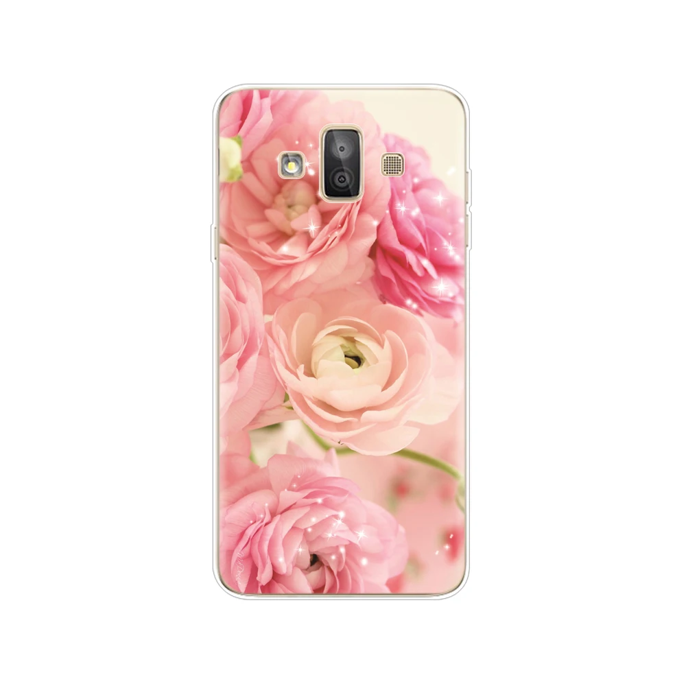 Чехол для Samsung Galaxy J7 Duo 2018 мягкий силиконовый милый чехол телефона DUO SM J720F J720
