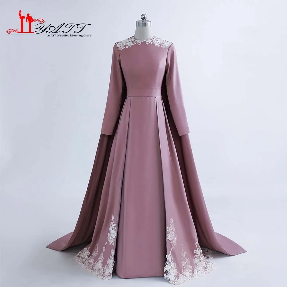 2017 Саудовская Аравия длинное вечернее платье с накидкой мусульманское Robe de