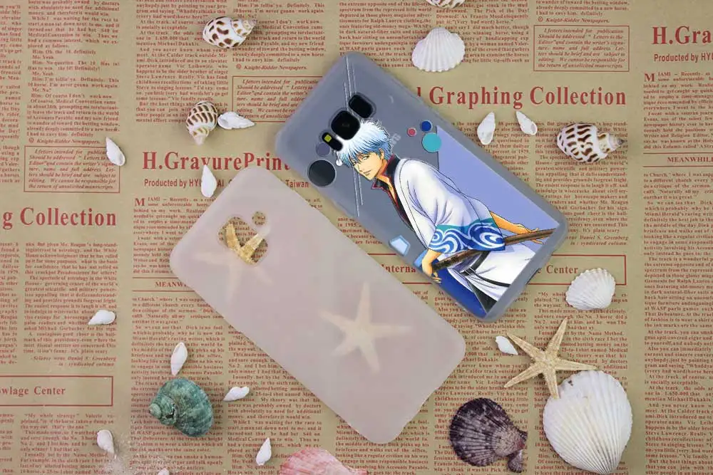 Мягкий силиконовый чехол для Samsung S30 S20 S11 S10 S9 S8 Plus lite 11e 10e Uitra S7Edge GINTAMA | Мобильные