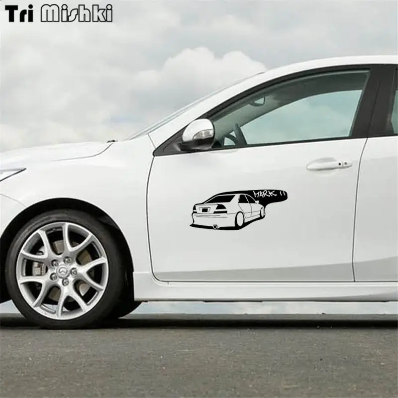 Tri Mishki HZX158 #9 5*24 см форма автомобиля наклейки на авто для оценки 2 Mark II виниловые