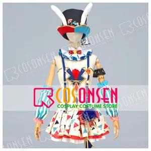 COSPLAYONSEN Love Live! Цирк Ver. После пробуждения платье Ядзава Нико косплей костюм все размеры с шляпой