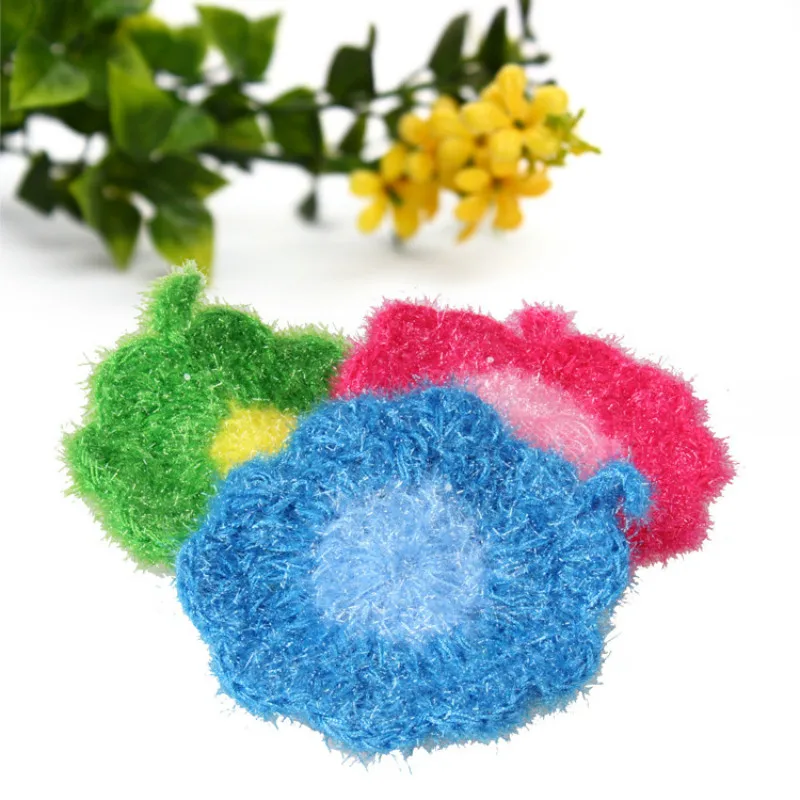 Высокоэффективное антижирое цветное блюдо ткань акриловое полотенце для мытья