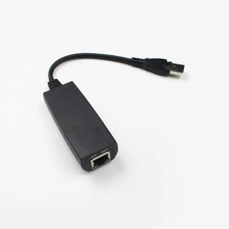 Черный USB 3,0 к Gigabit Ethernet RJ45 LAN(10/100/1000) Мбит/с сетевой адаптер для ПК K аксессуар для лэптопа
