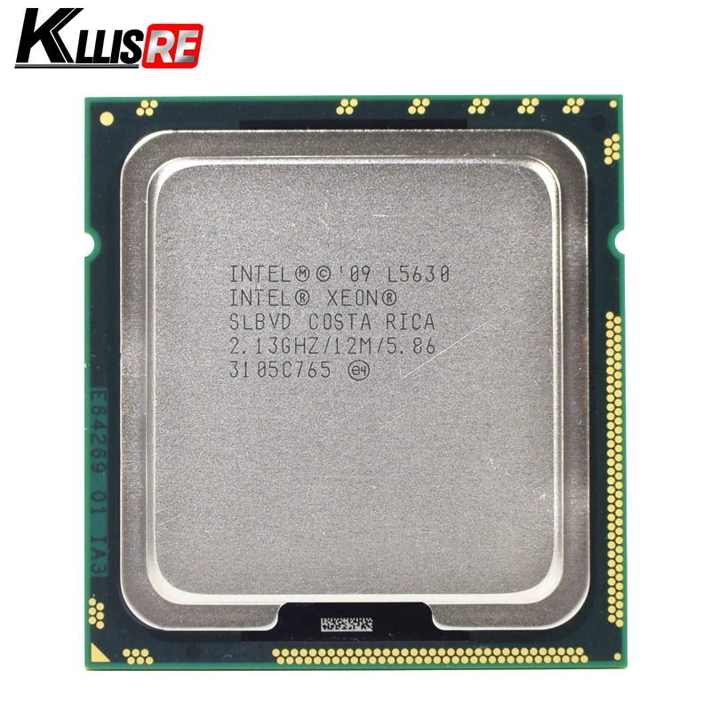 Четырехъядерный процессор Intel Xeon L5630 2 13 ГГц LGA1366 12 МБ L3 кэш память|intel cpu processor|l3 gpsl3