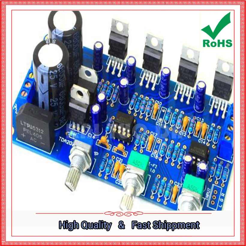 TDA2030A 2 1 модуль усилителя сабвуфера готовая плата (D2A1)|amplifier module|subwoofer amplifier moduleboard