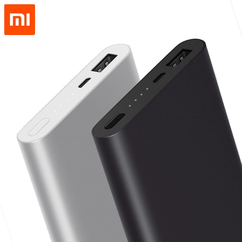 Внешний аккумулятор Xiaomi Power Bank 2 10000 мАч 18 Вт быстрая зарядка ультратонкий для