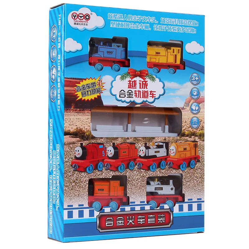 Набор игрушек для мальчиков с изображением паровозика Томаса и его друзей