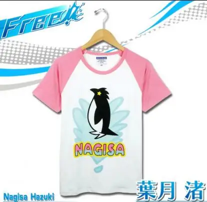 Free! Iwatobi Club Makoto Tachibana Huruka Rei Nagisa T-shirt tee t shirt | Мужская одежда