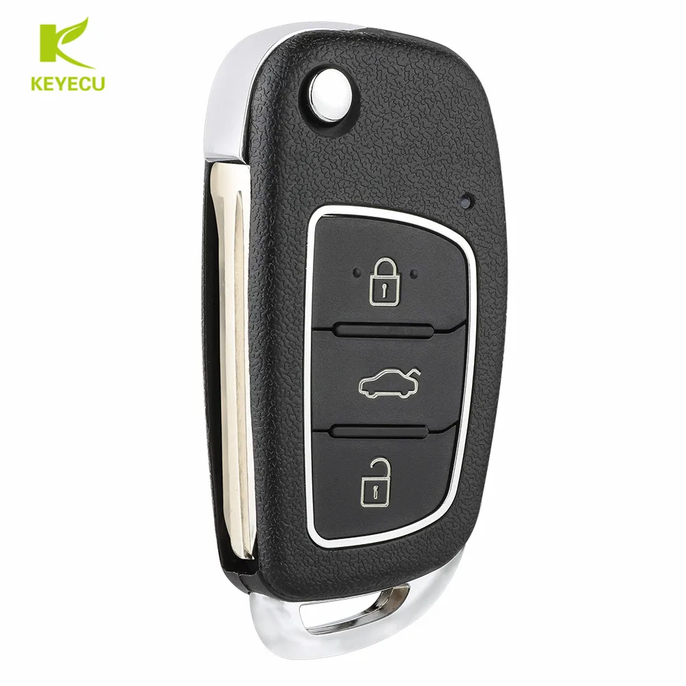 Запасной обновленный дистанционный ключ брелок KEYECU 433 МГц ID46 для Hyundai IX35 Tuscon 2014 2016