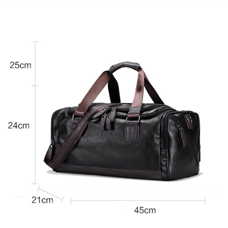 Vintage Handbags Men's Casual Tote For Men Large-Capacity Portable Shoulder Bags Men's Fashion Travel Bags Package
