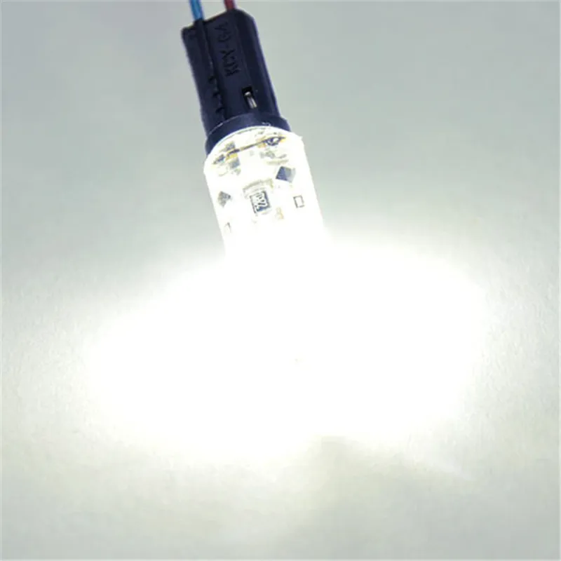 50 шт./лот 200 G4 3 Вт 24SMD 3014LED лампа теплая белая/белая силиконовая 12 в пост. Тока 110 В 220