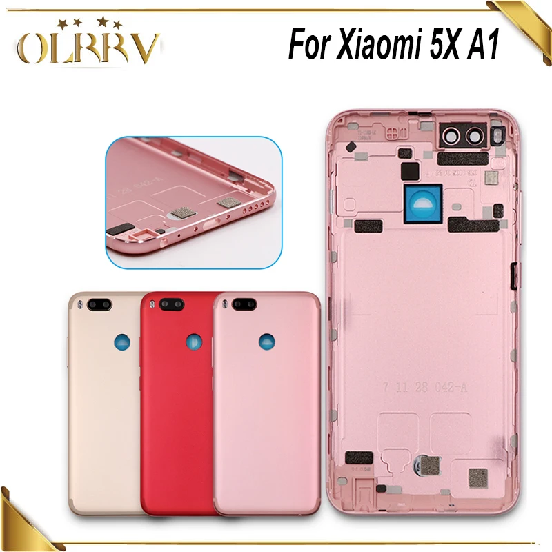 5 дюйма для Xiaomi 5X A1 Крышка батарейного отсека 100% Новый Прочный чехол задней крышки