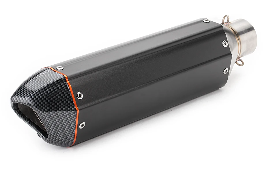Модификация выхлопной трубы мотоцикла для Roadcar Sound Ninja R6 Шестигранная прямая выхлопная труба для уличного взрыва