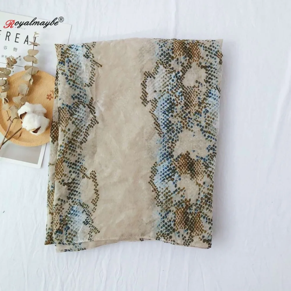 Женский шарф весна-лето 2019 женский длинный из хлопка Ms. шарф-змея |