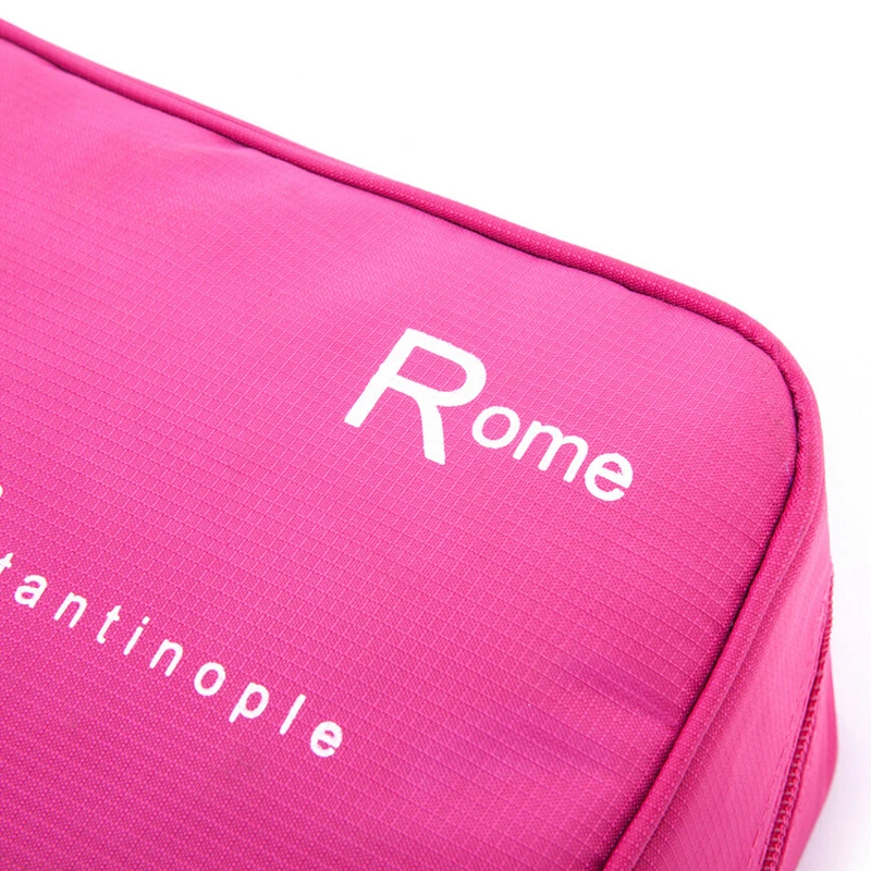 Водонепроницаемая мужская сумка для макияжа органайзер путешествий из ткани