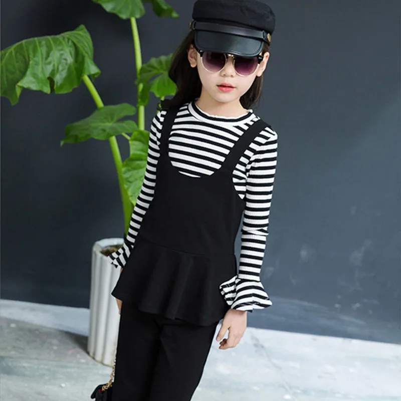 Комплект одежды для детей Сезон осень-весна девочек из 3 предметов Спортивный