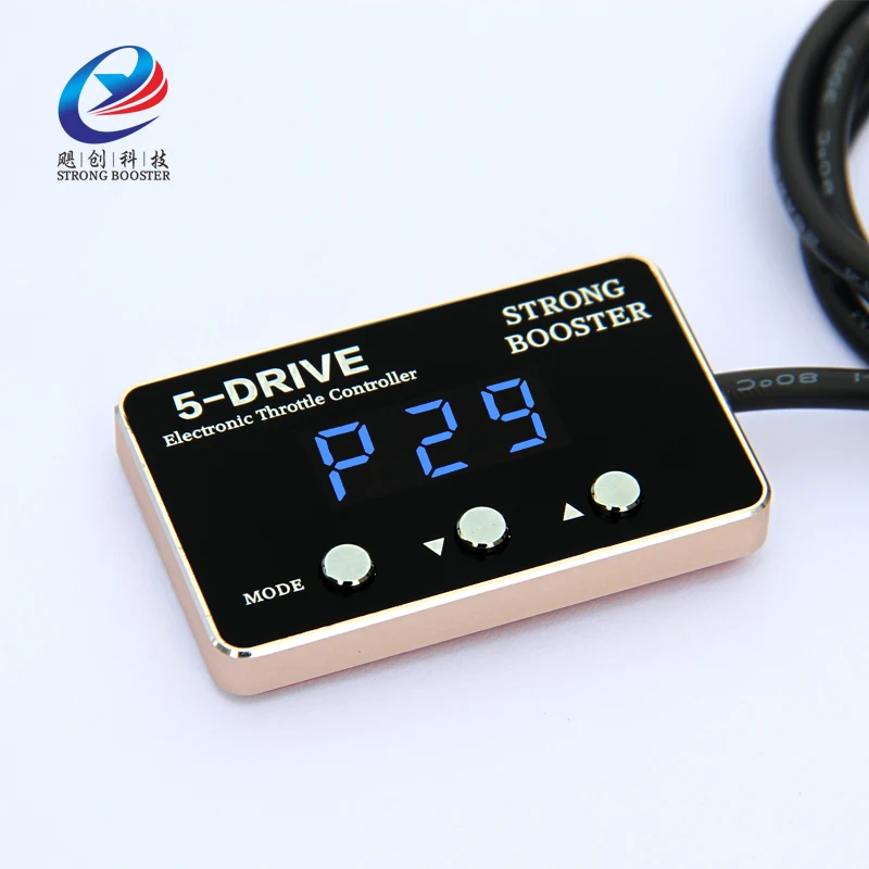 

Metal golden frame acrylic panel pedal commander Strong booster Car Throttle controller for Hawtai series Hyundai Tucson Diesel