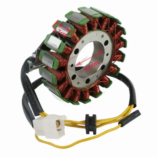 Новая 18 полюсная катушка статора постоянного тока с 3 штырьками для скутера Chunfeng